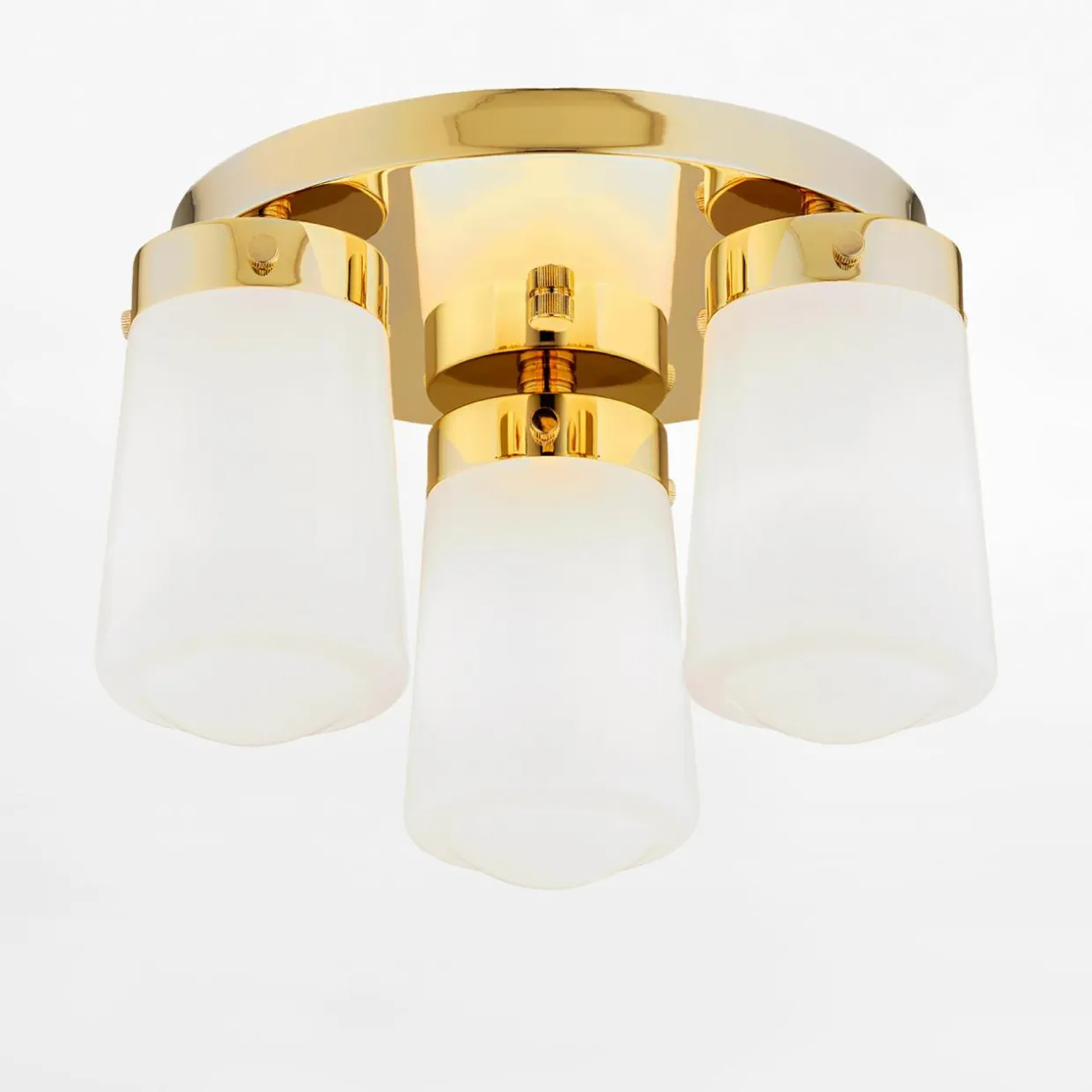 Lampa sufitowa mosiądz PASADENA 3
