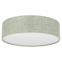Lampa sufitowa okrągła szarozielona EARTH 60 cm