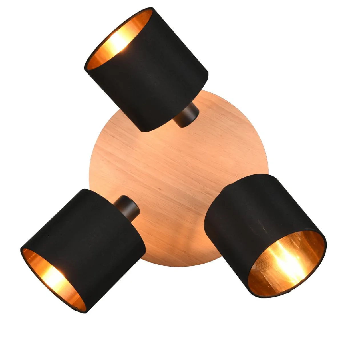 Lampa sufitowa 3-punktowa czarna TOMMY