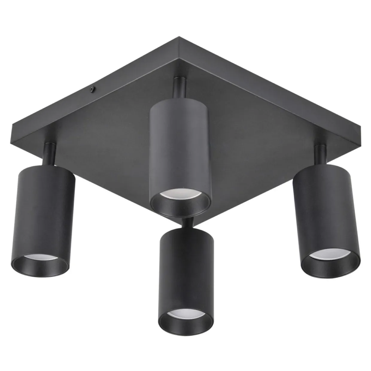 Lampa sufitowa 4-punktowa czarno-złota MARIBEL IV