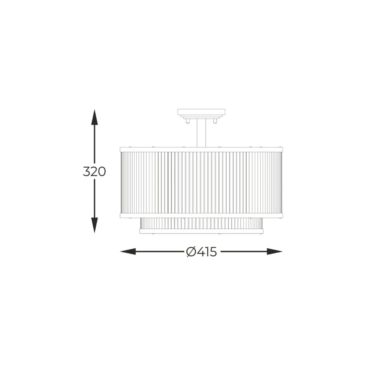 Lampa sufitowa SERGIO C0528-05H-F4AC