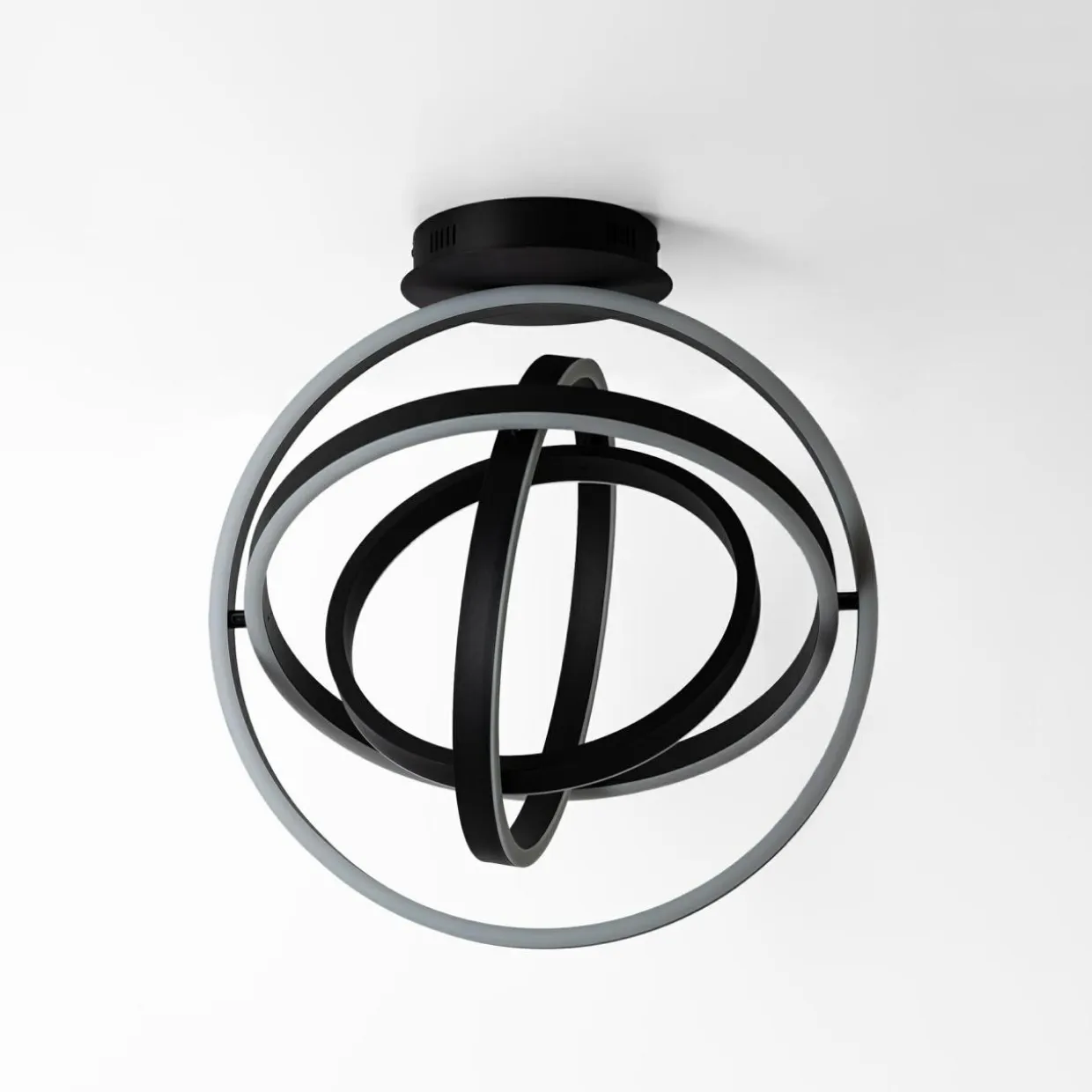 Lampa sufitowa TESS LED czarna