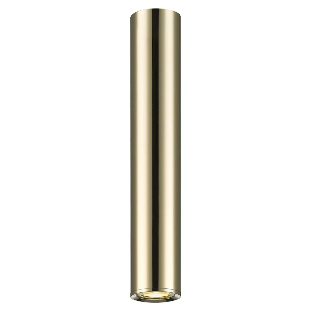 Lampa sufitowa tuba francuskie złoto LOYA 35 cm