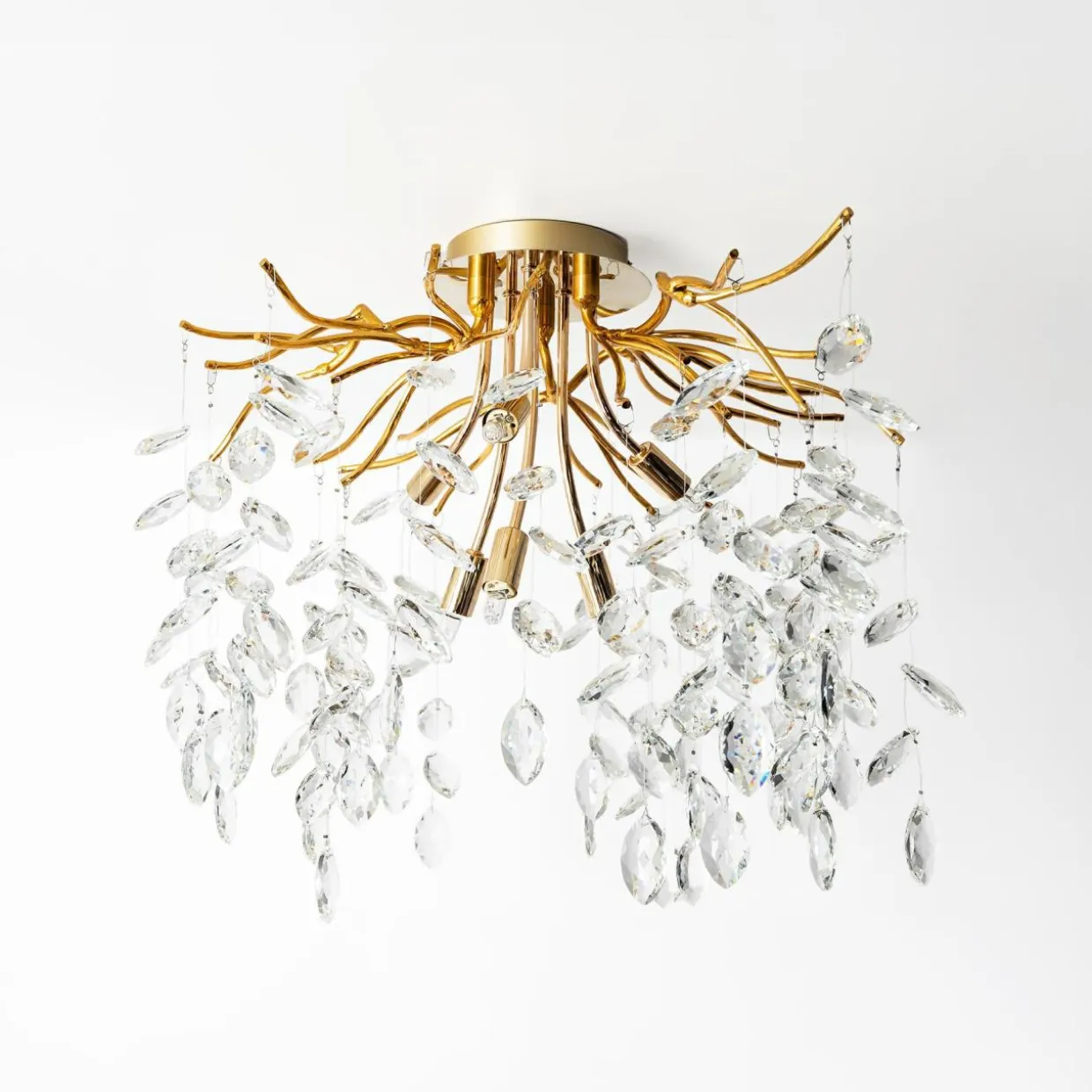 Lampa sufitowa złota CINDY 50 cm