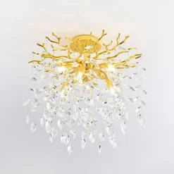 Lampa sufitowa złota CINDY 50 cm