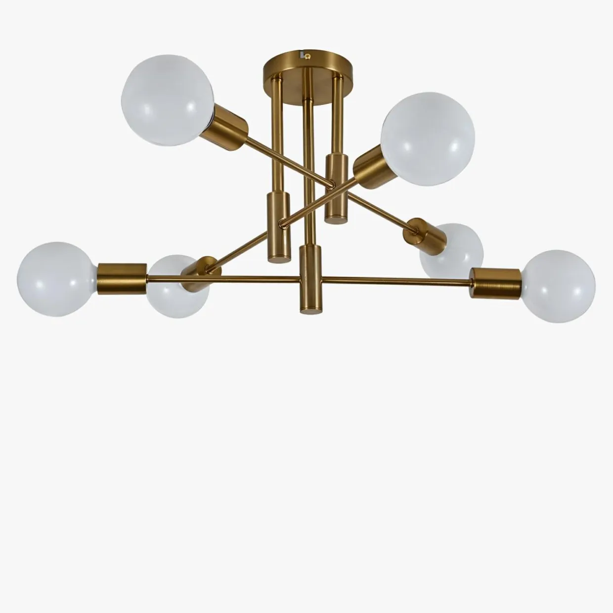 Lampa sufitowa złota DORADO 6