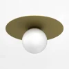 Lampa sufitowa złota FLAT