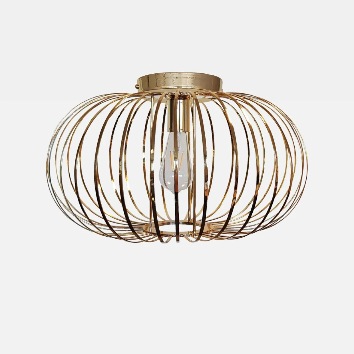 Lampa sufitowa złota GLOBE