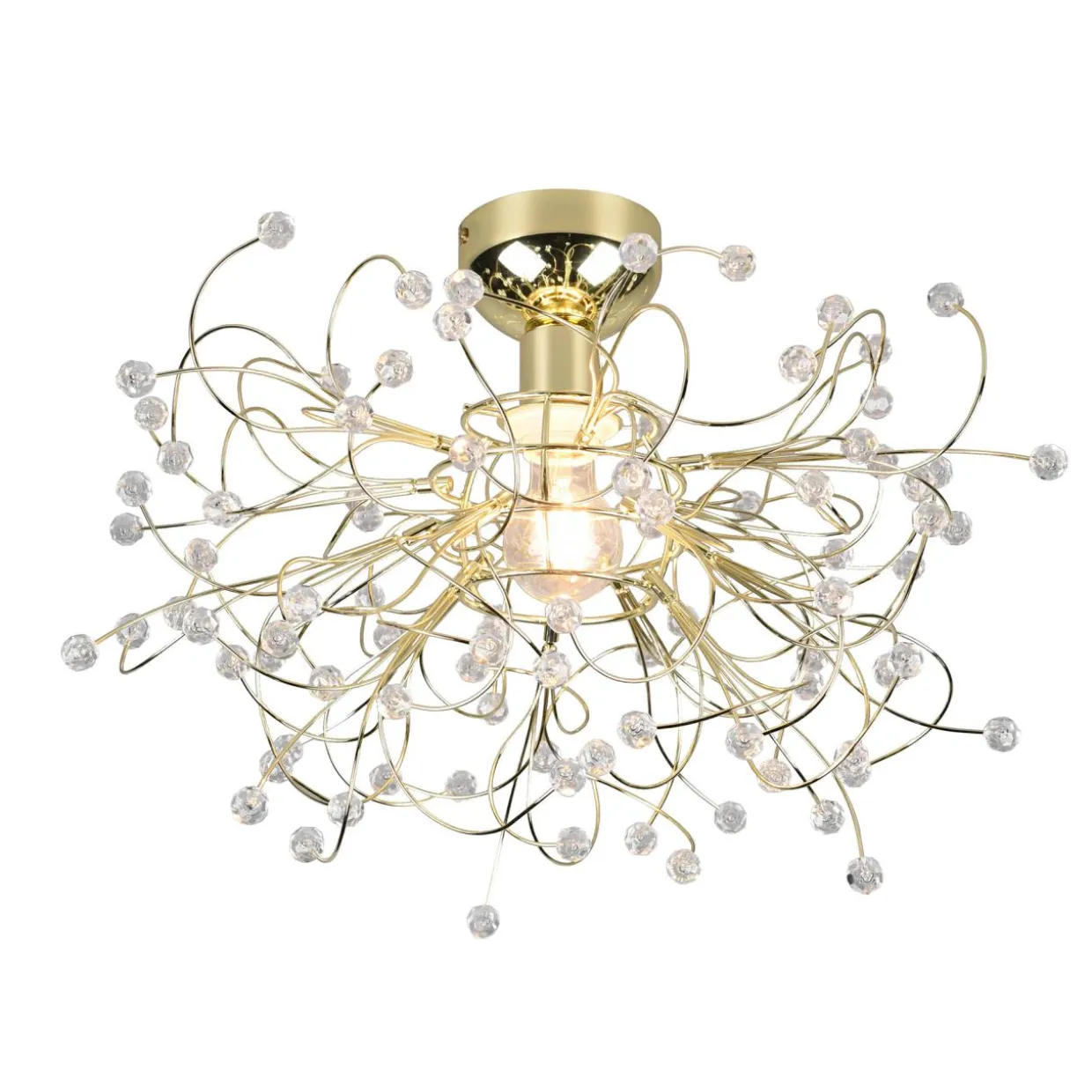 Lampa sufitowa złota GLORIA