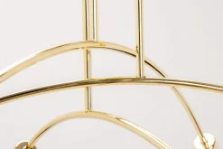 Lampa sufitowa złota KORTE 43 cm