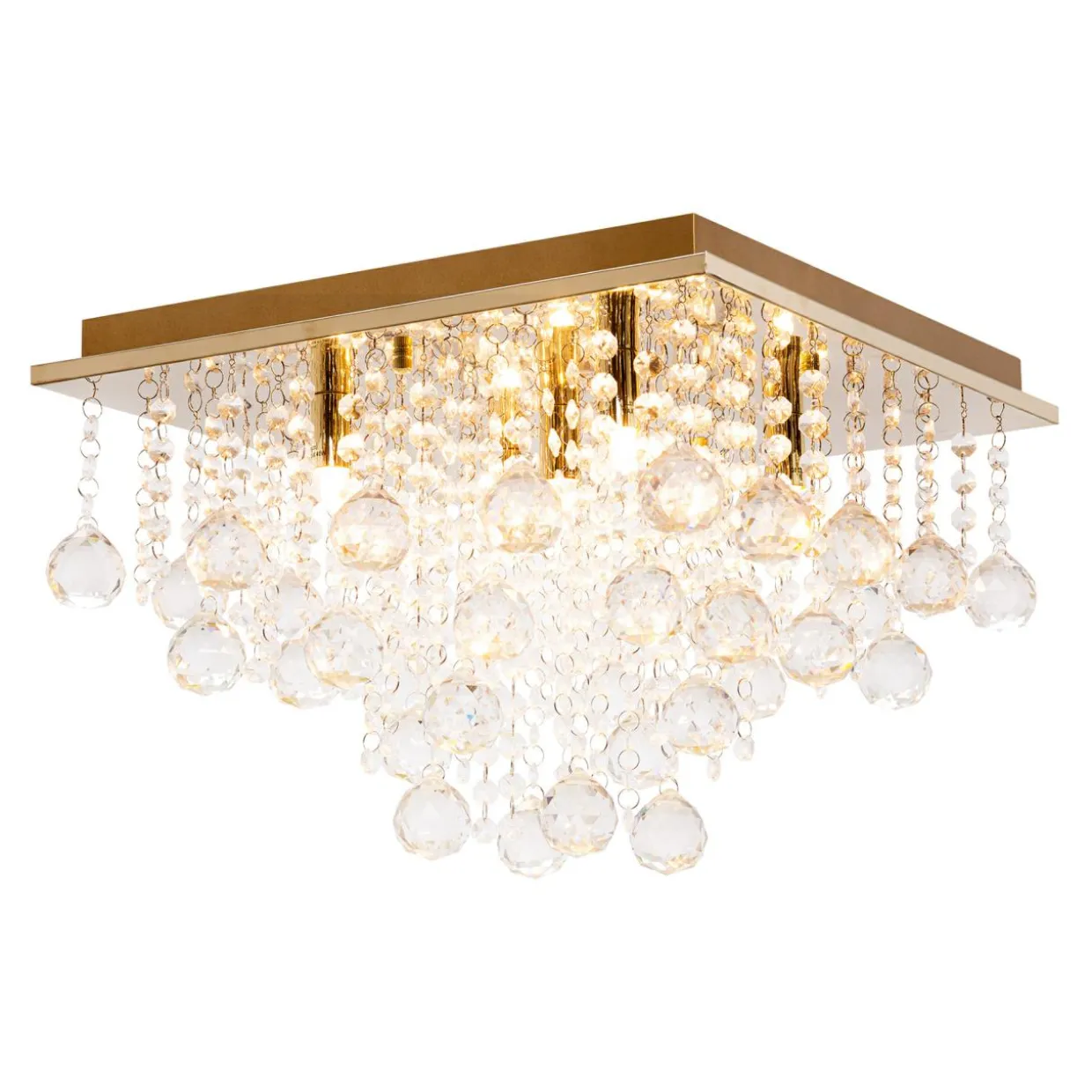 Lampa sufitowa złota RANGEL