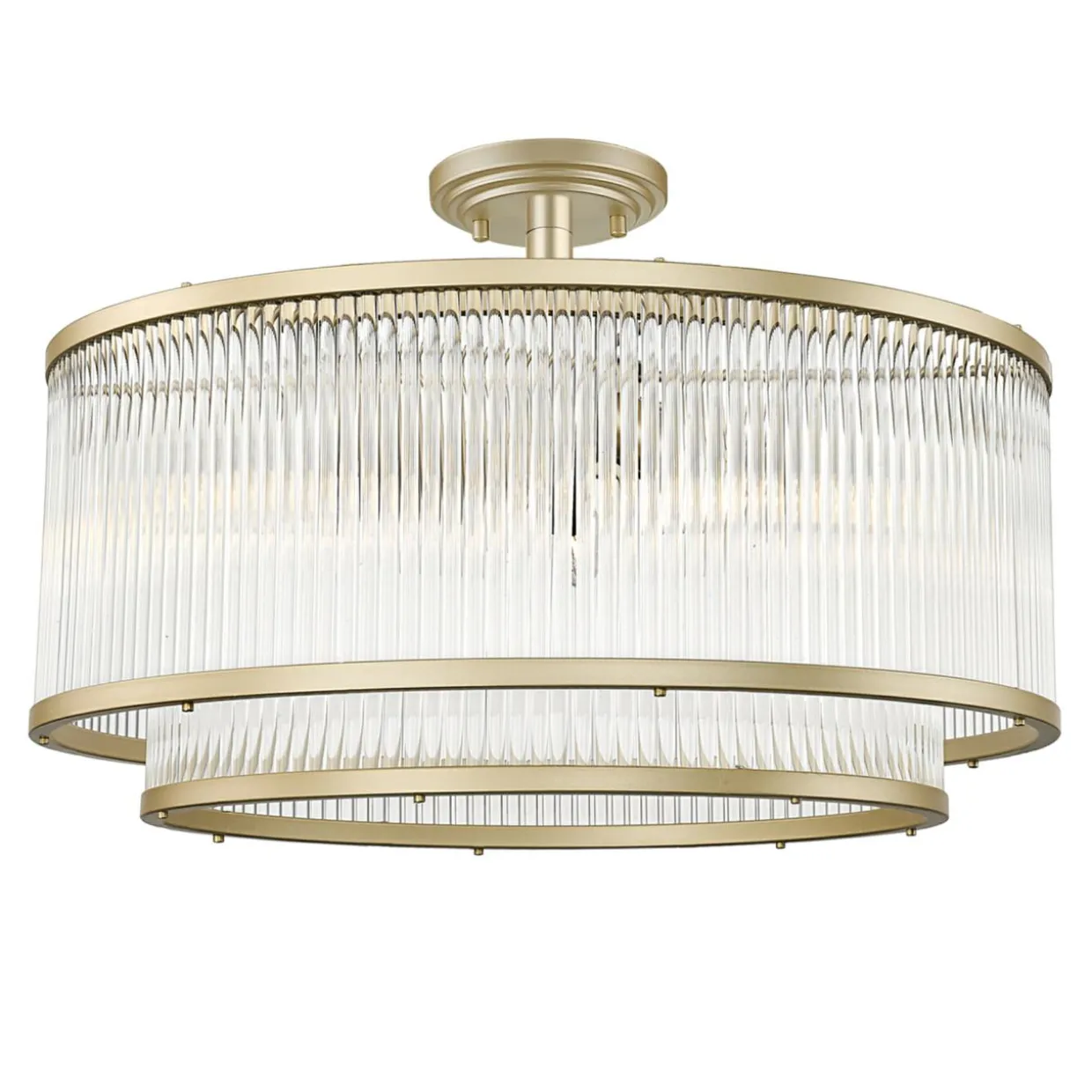 Lampa sufitowa złota SERGIO 50 cm