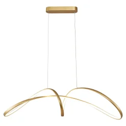 Lampa wiszaca LED złota FERMI
