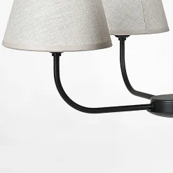 Lampa wisząca 4 abażury CHICAGO LINEN
