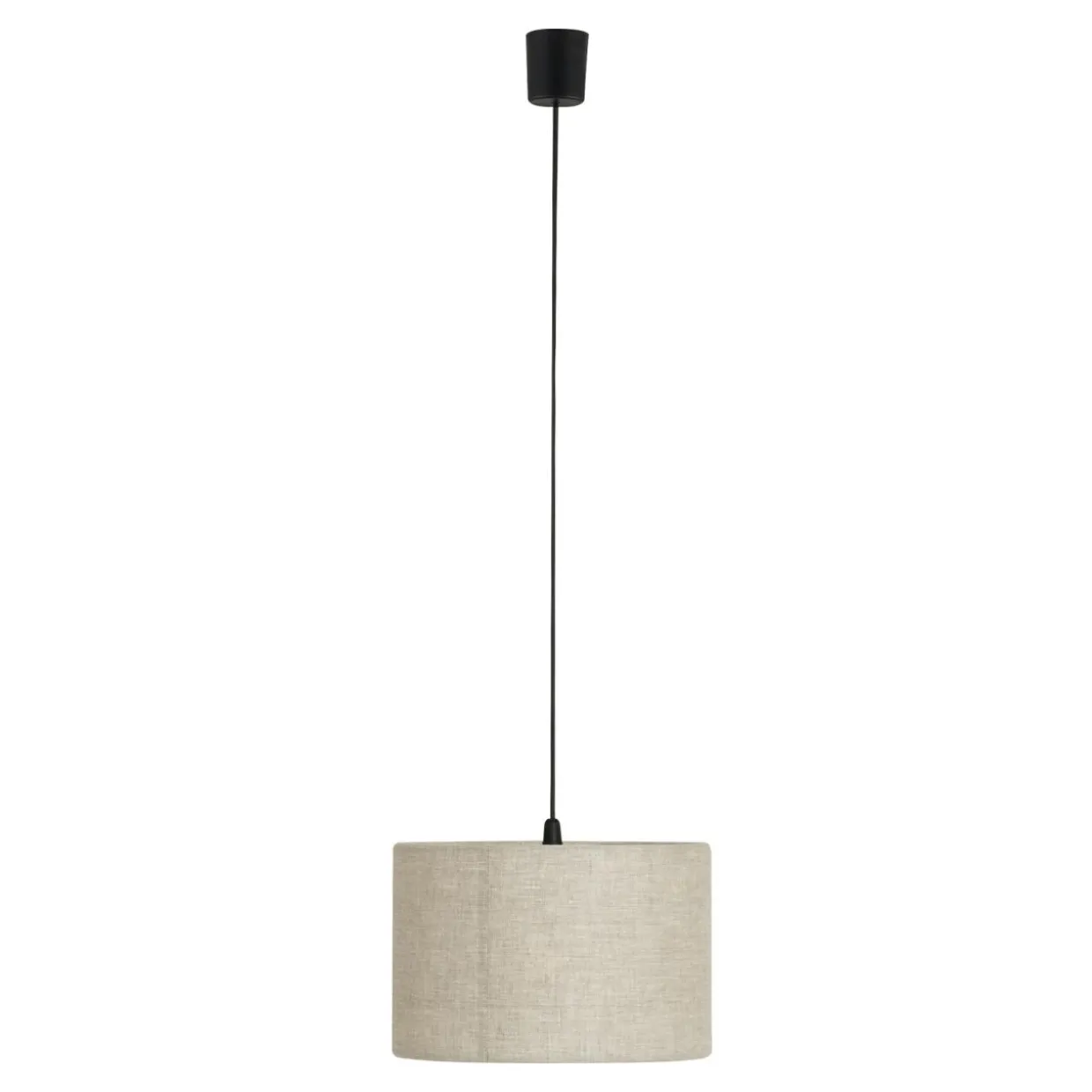Lampa wisząca abażur len PALON