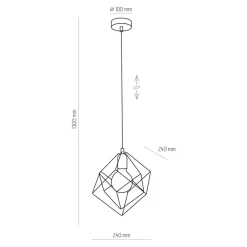 Lampa wisząca ALAMBRE 2777
