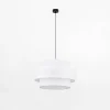 Lampa wisząca biała CALISTO 50 cm