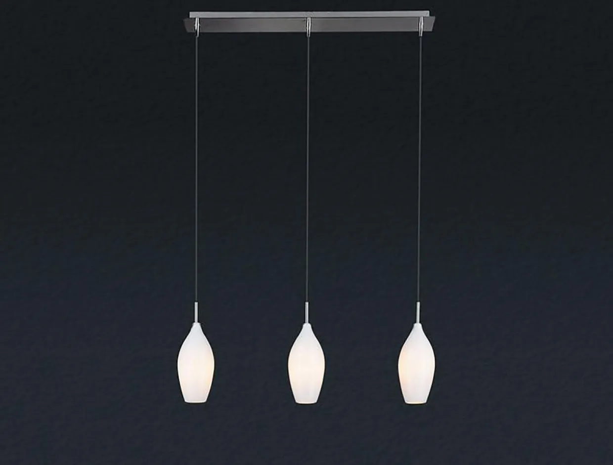 Lampa wisząca biała CHAMPAGNE 3 - outlet