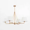 Lampa wisząca biało-złota ATRANI