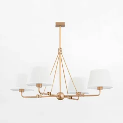 Lampa wisząca biało-złota ATRANI