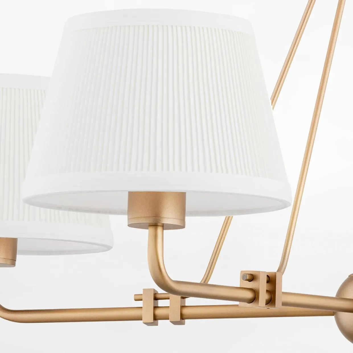 Lampa wisząca biało-złota ATRANI
