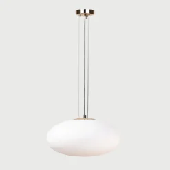 Lampa wisząca biało-złota UFO 40 cm