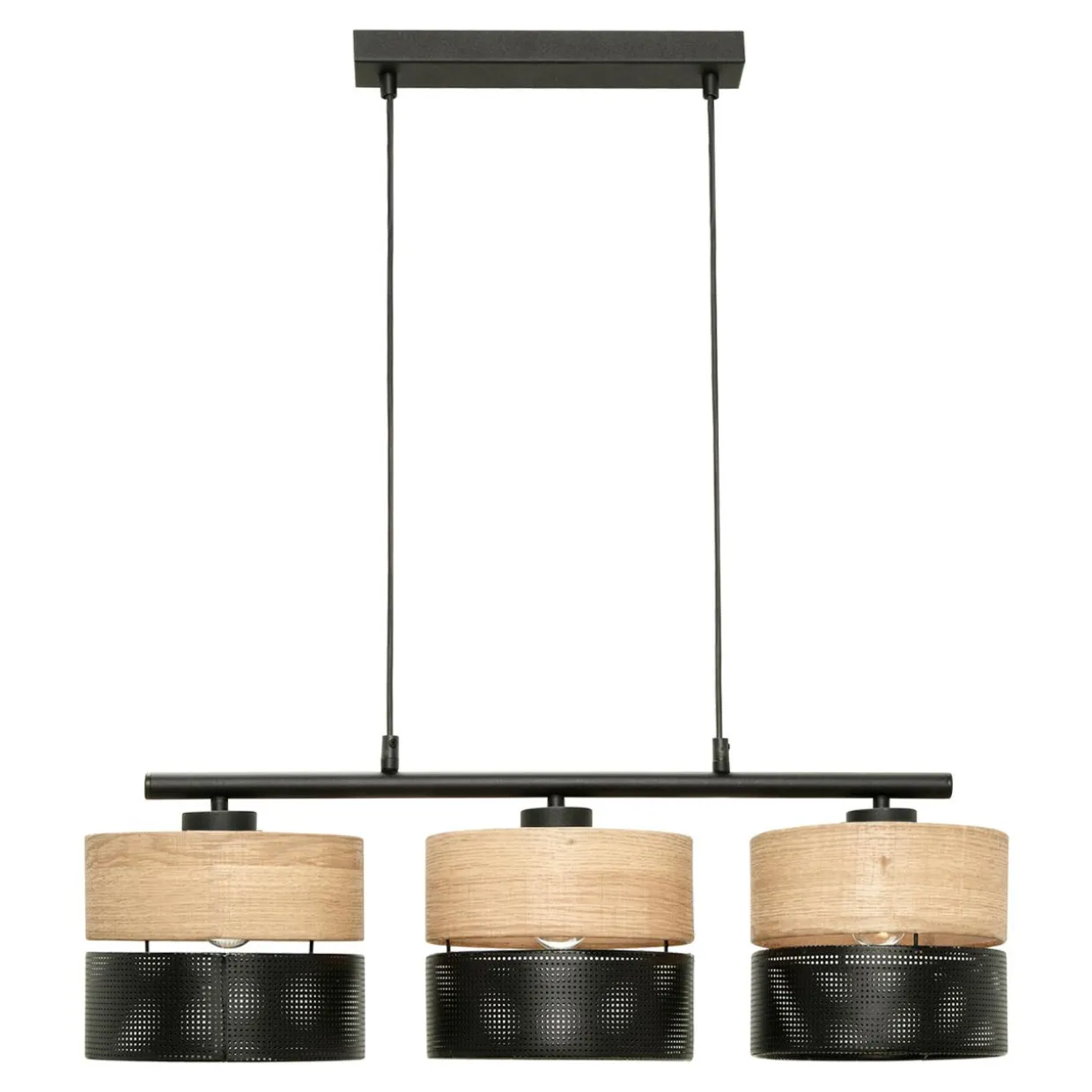Lampa wisząca boho 3 abażury NICOL