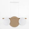 Lampa wisząca boho abażur juta biały PULSE