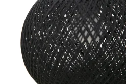 Lampa wisząca boho pleciona czarna YUMAK