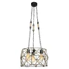 Lampa wisząca boho SIDELYA 45 cm