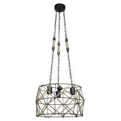 Lampa wisząca boho SIDELYA 45 cm