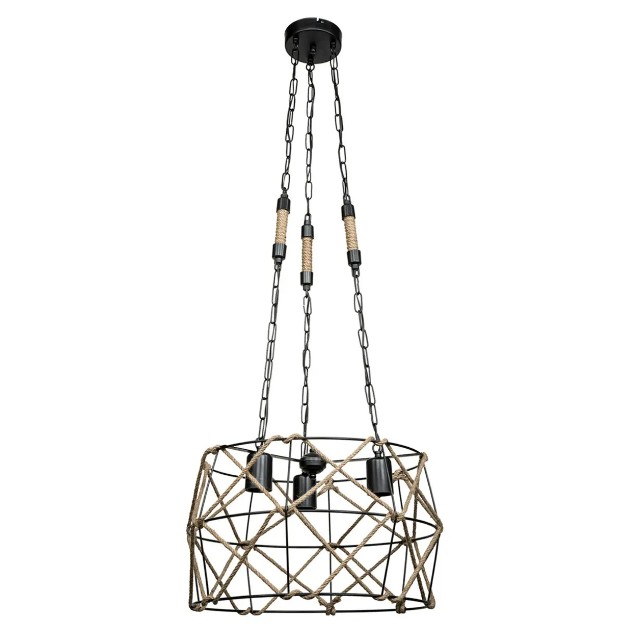 Lampa wisząca boho SIDELYA 45 cm