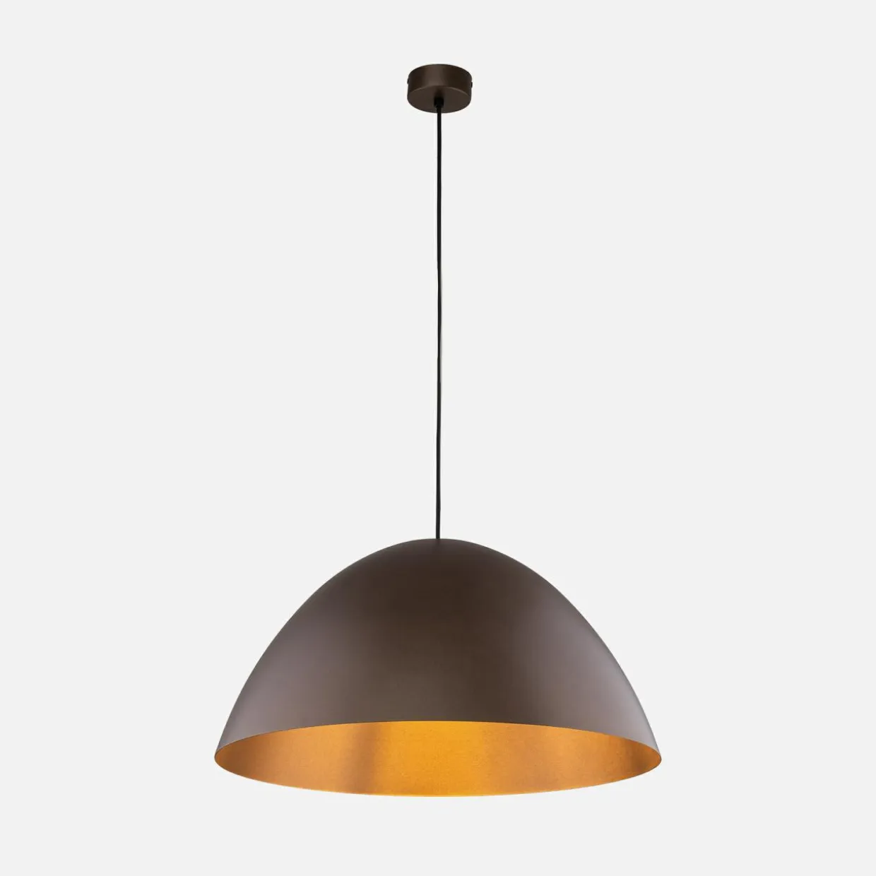 Lampa wisząca brązowa FARO