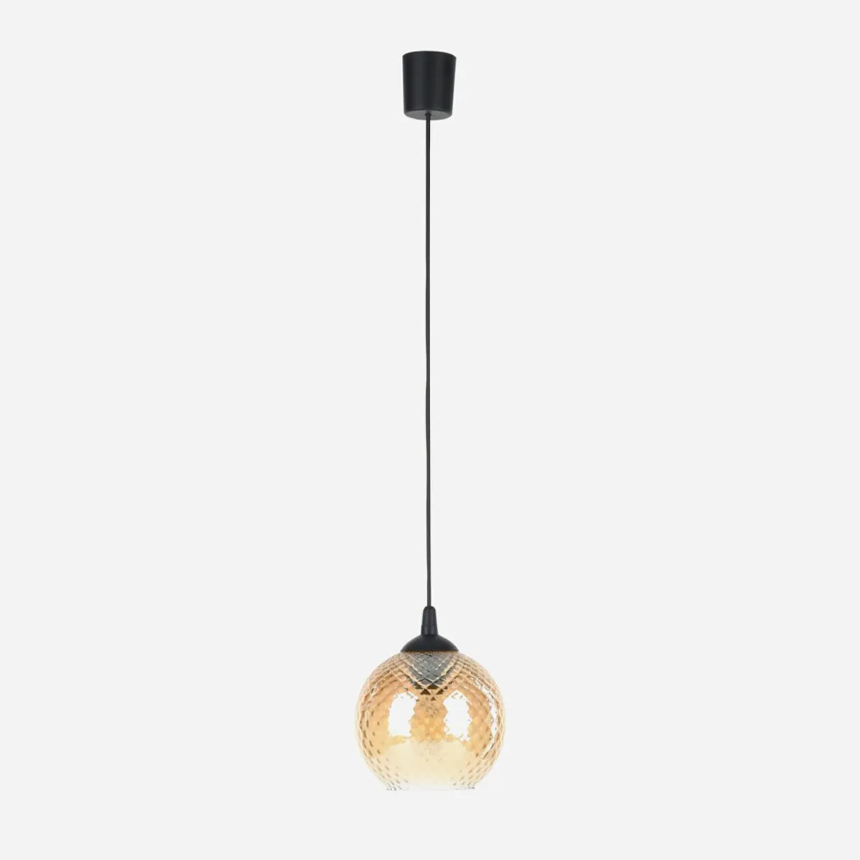 Lampa wisząca bursztynowa MIX fi 18 cm