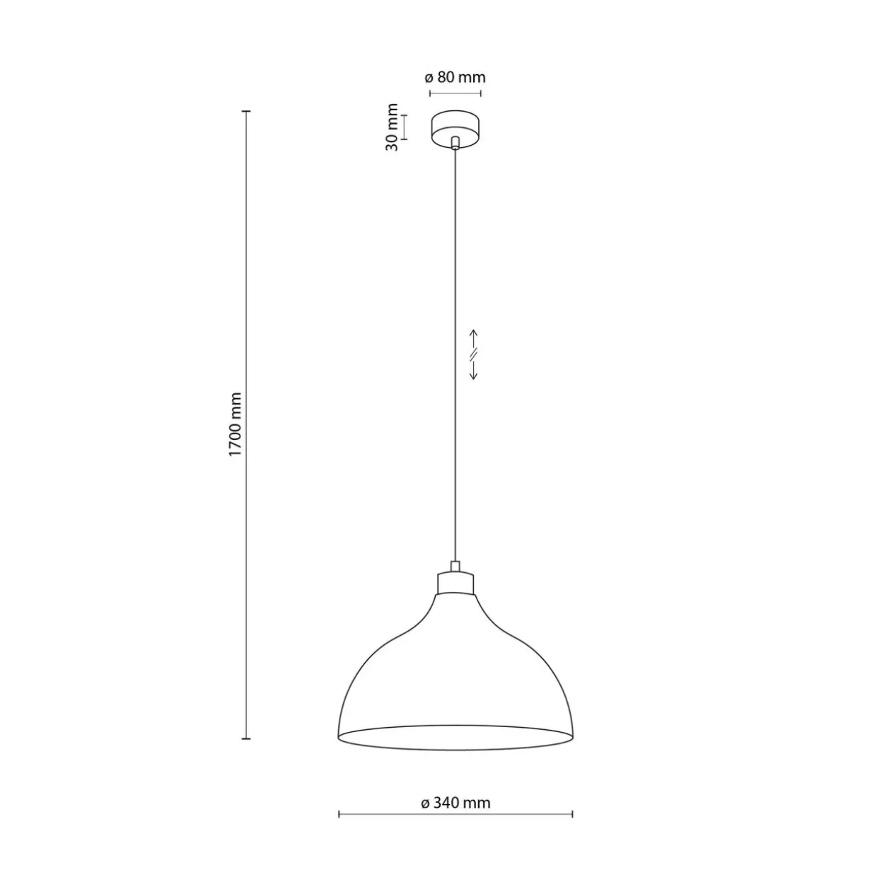 Lampa wisząca CAP MINT