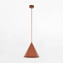 Lampa wisząca ceglana czerwień CONO