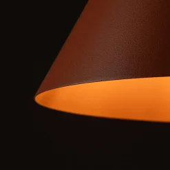 Lampa wisząca ceglana czerwień CONO
