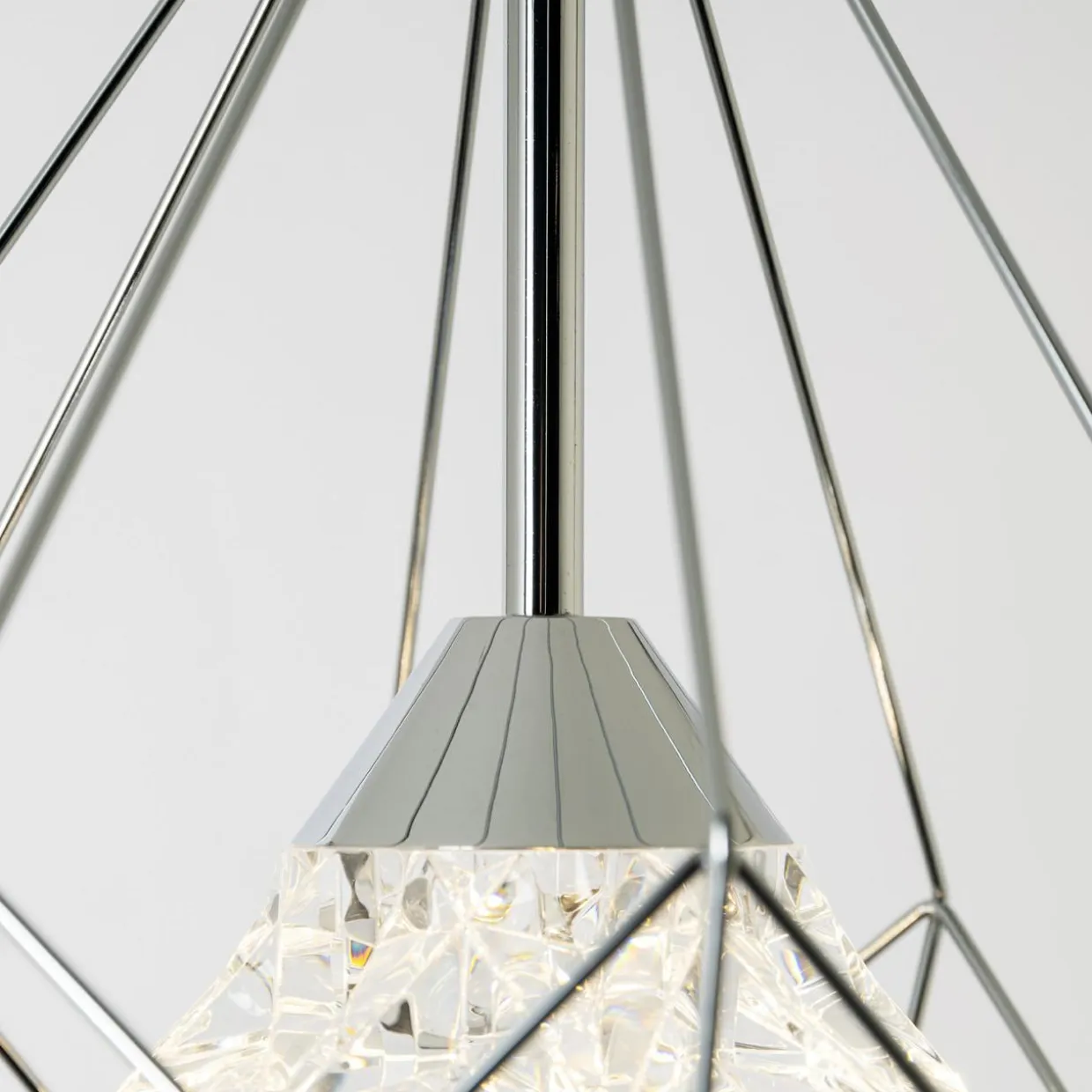 Lampa wisząca chrom AMY