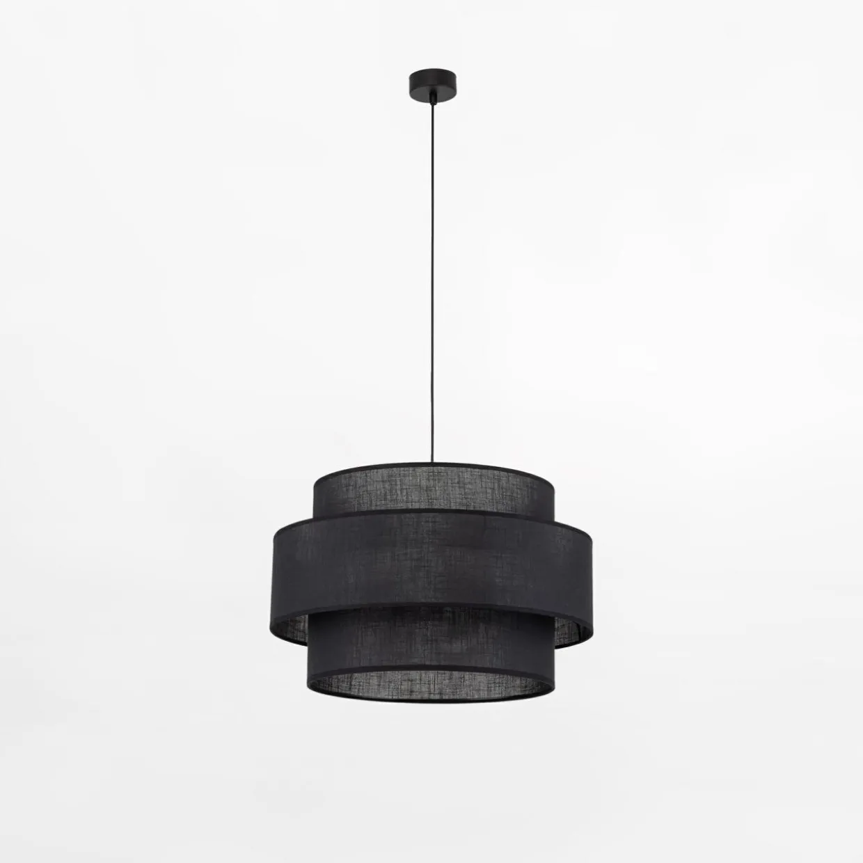 Lampa wisząca czarna CALISTO fi 50 cm