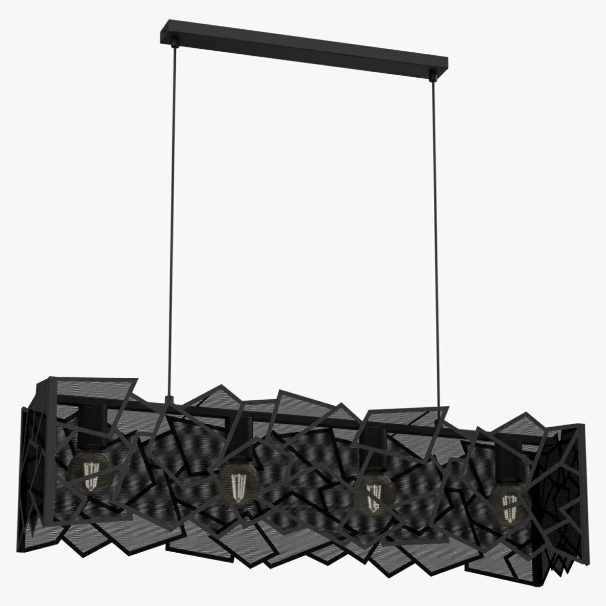 Lampa wisząca czarna CAMO IV