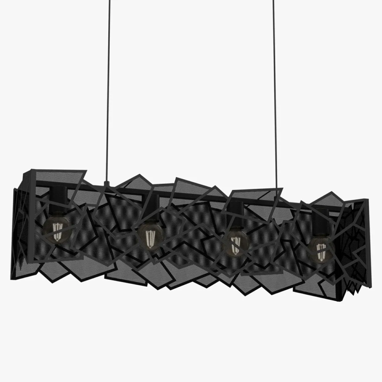 Lampa wisząca czarna CAMO IV
