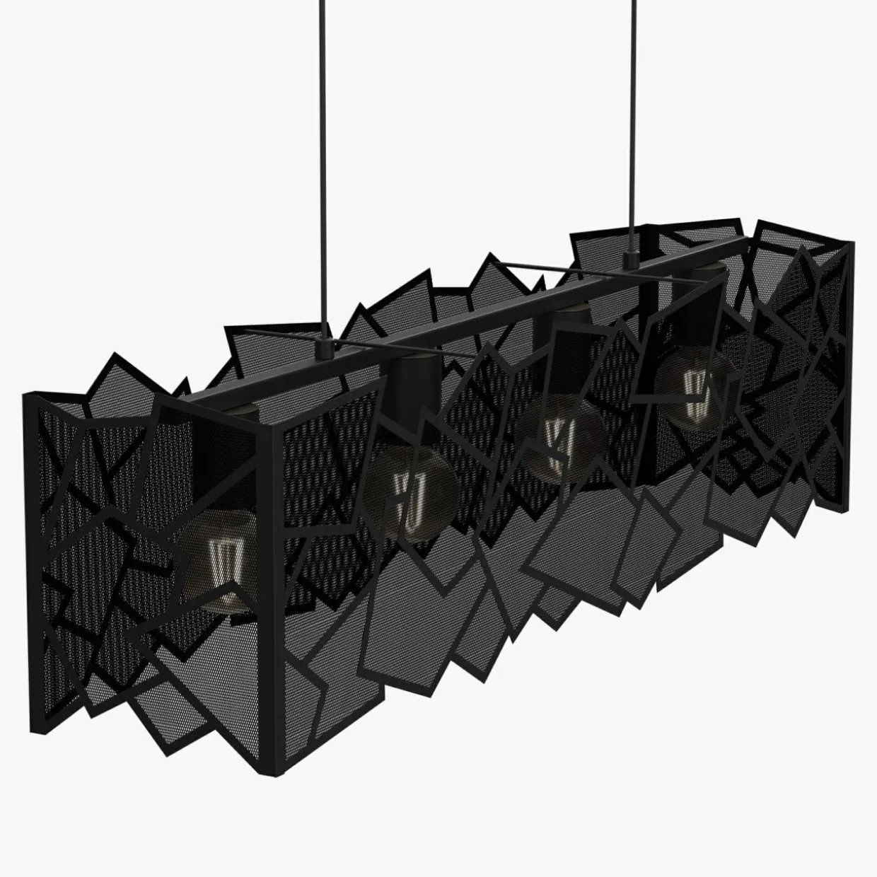 Lampa wisząca czarna CAMO IV