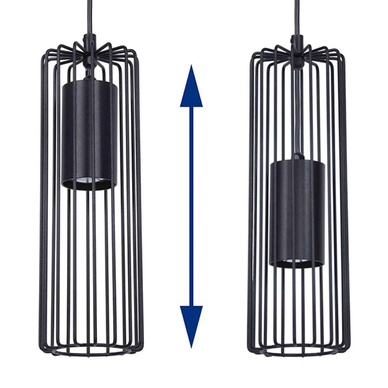 Lampa wisząca czarna FALCON