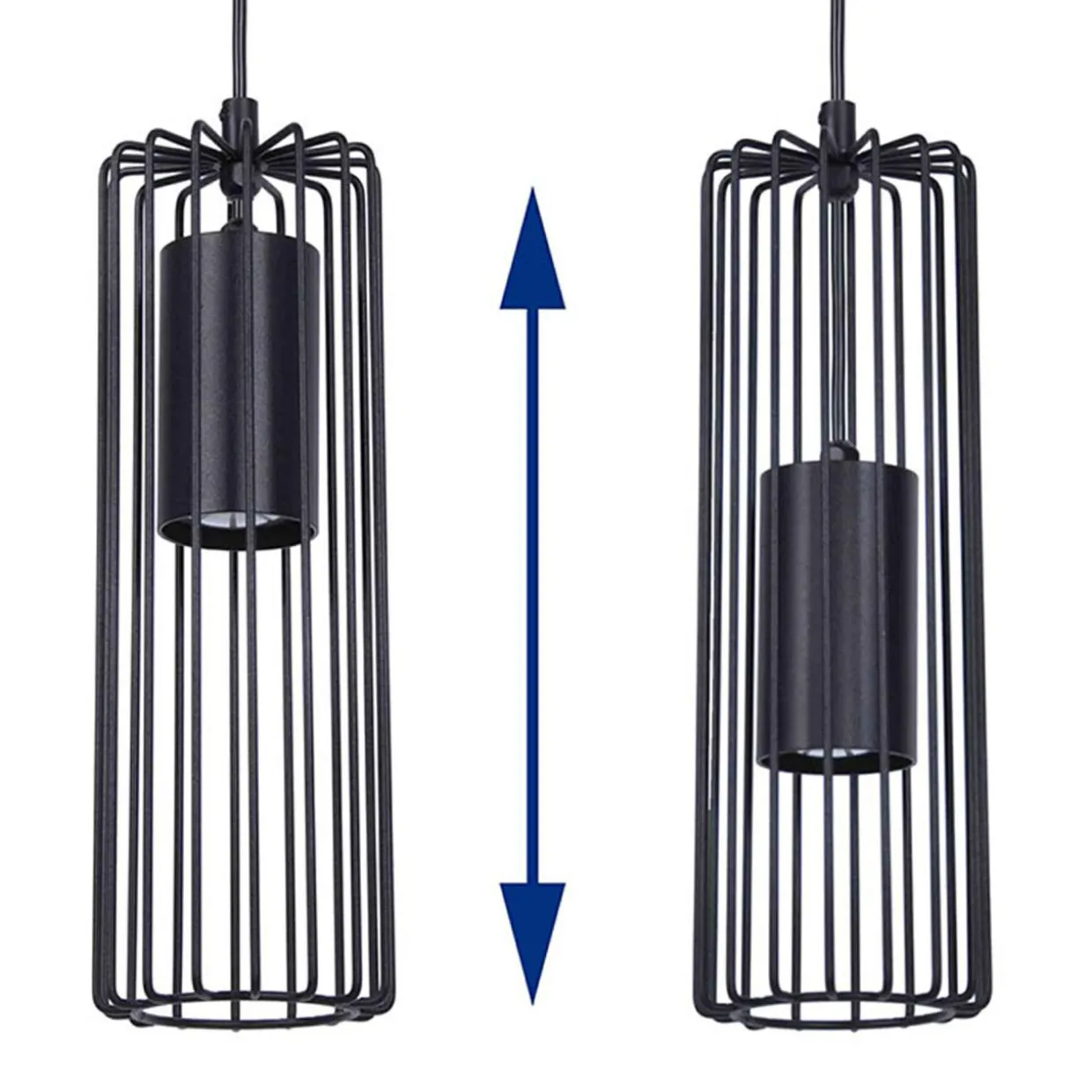 Lampa wisząca czarna FALCON 3