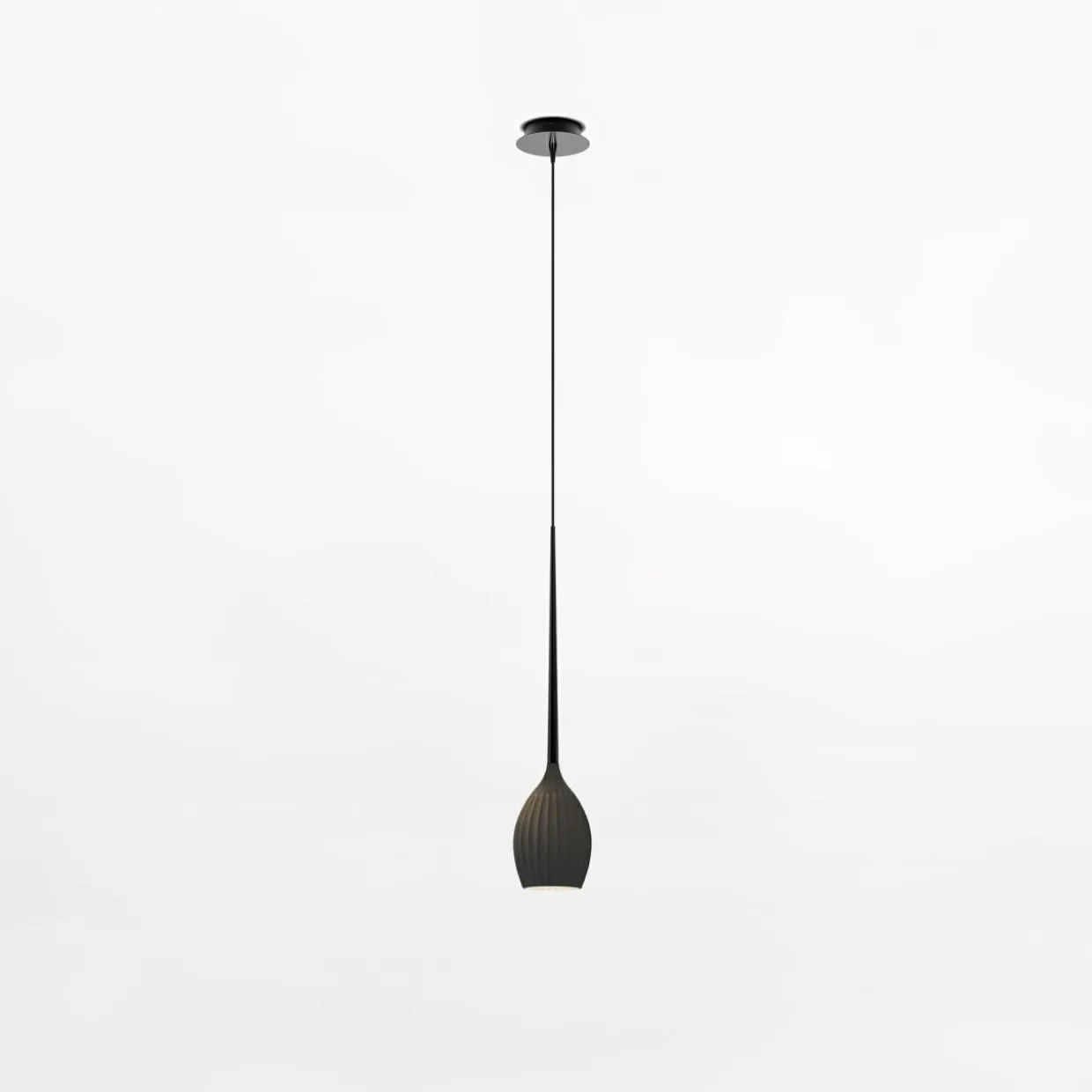 Lampa wisząca czarna FIORE
