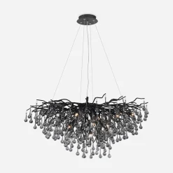 Lampa wisząca czarna ICICLE