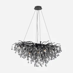 Lampa wisząca czarna ICICLE