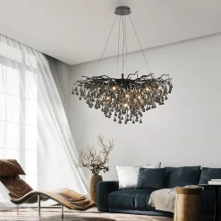Lampa wisząca czarna ICICLE