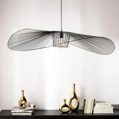 Lampa wisząca czarna KAPELUSZ