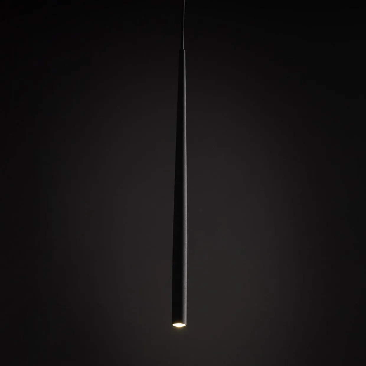 Lampa wisząca czarna PIANO BLACK I